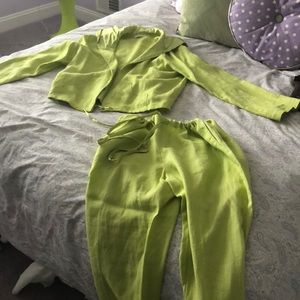 NWOT   jacket and drawstring pants